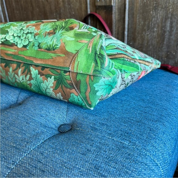 Gucci Multicolor Bird Print Tote - Picture 14 of 16
